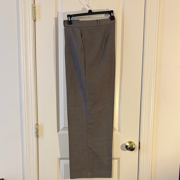 CBK Mango Herringbone Gray Trousers (Wide Leg) - Picture 5 of 9